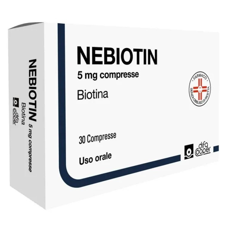 Nebiotin 5 mg Biotina - 30 compresse