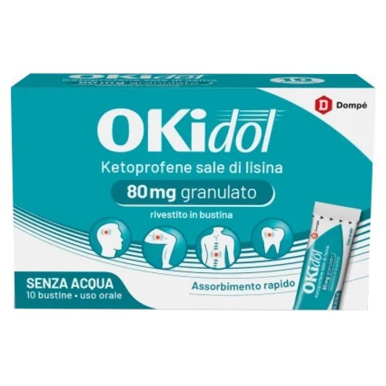 Okidol 80 mg - 10 bustine orosolubili