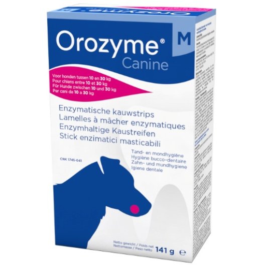 Orozyme Canine M - Stick enzimatici Masticabili per cani tra 10 e 30 Kg Orozyme Canine M - Stick enzimatici Masticabili per cani tra 10 e 30 Kg