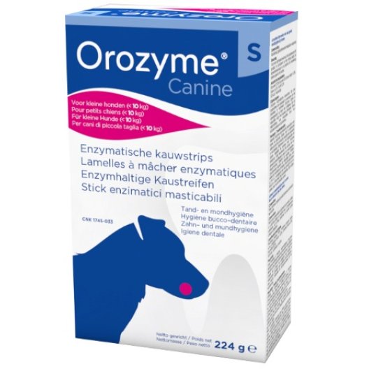 Orozyme Canine S - Stick enzimatici Masticabili per cani sotto 10 Kg Orozyme Canine S - Stick enzimatici Masticabili per cani sotto 10 Kg