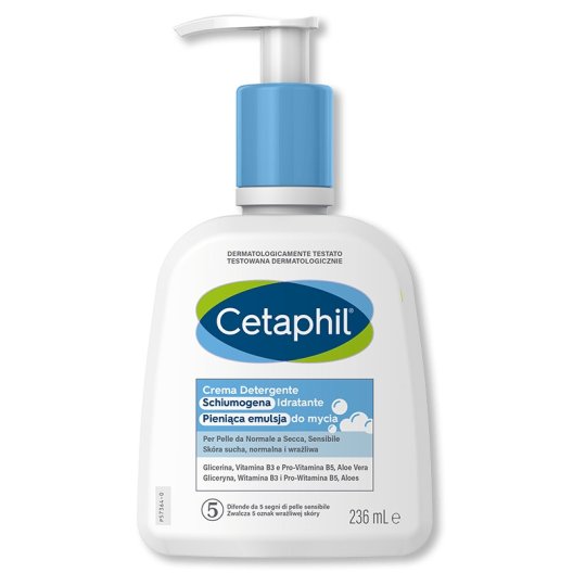 Cetaphil Crema Detergente Schiumogena Idratante - 236 ml