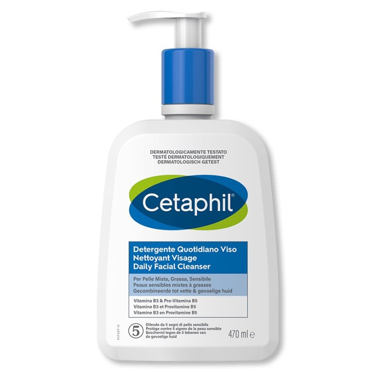 Cetaphil Detergente Viso Quotidiano 470 ml - Per pelli delicate