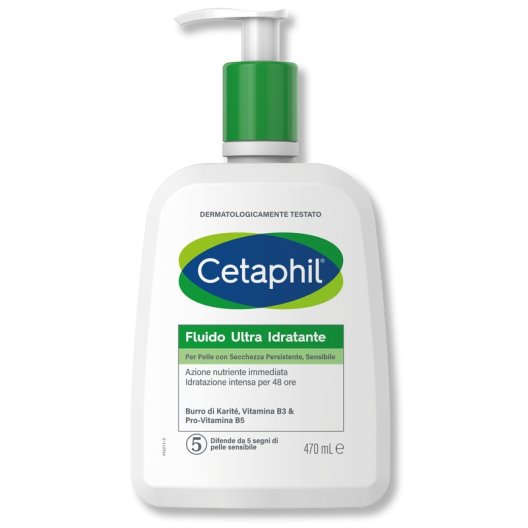 Cetaphil Fluido Ultra Idratante 470 ml - Pelli molto secche