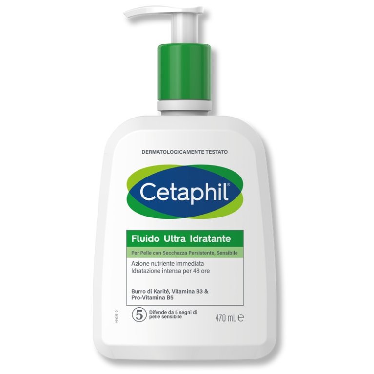 Cetaphil Fluido Ultra Idratante 470 ml - Pelli molto secche