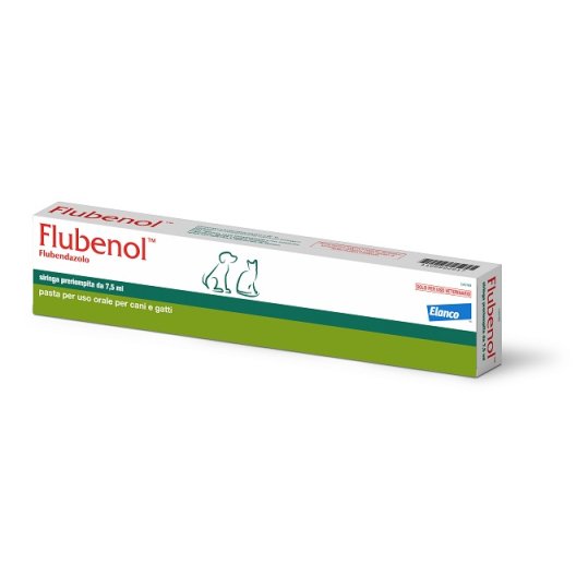 Flubenol Pasta - Antiparassitario per cani e gatti - siringa da 7,5 ml