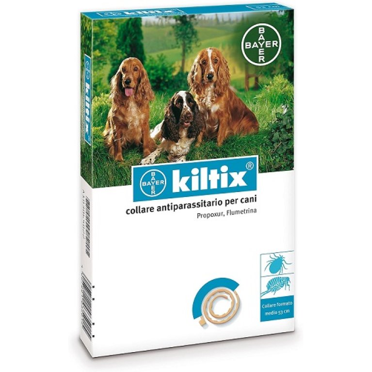 Kiltix - collare antiparassitario per cani medi - 53 cm