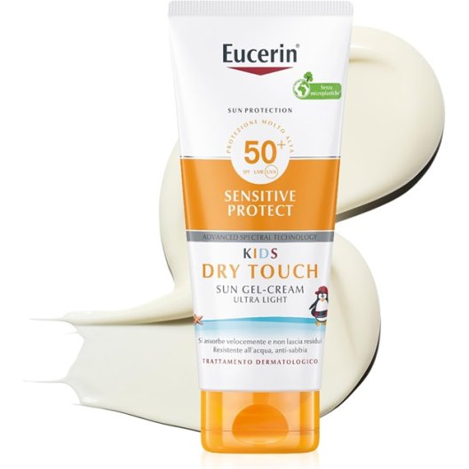 Eucerin Sensitive Protect Kids Dry Touch SPF 50+ 200 ml - Protezione Solare Bambini