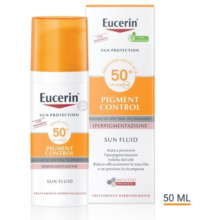 Eucerin Sun Pigment Control SPF50+ | Protezione Solare Anti-Macchie 50mL Eucerin Sun Pigment Control SPF50+ | Protezione Solare Anti-Macchie 50mL