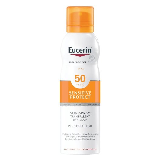 Eucerin Sensitive Protect Sun Spray SPF 50 | Corpo 200ml Eucerin Sensitive Protect Sun Spray SPF 50 | Corpo 200ml
