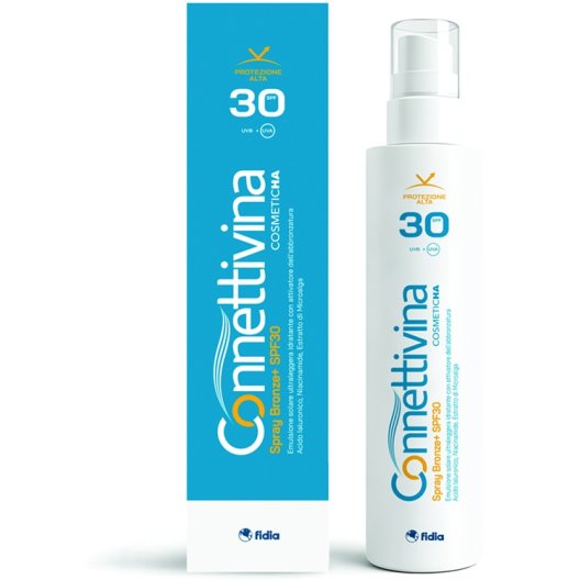 Connettivina Spray Solare Bronze SPF30+ - Protezione solare corpo 180 ml