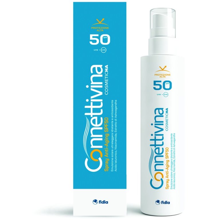 Connettivina Spray Solare Anti-aging SPF50+ - Protezione solare corpo 180 ml