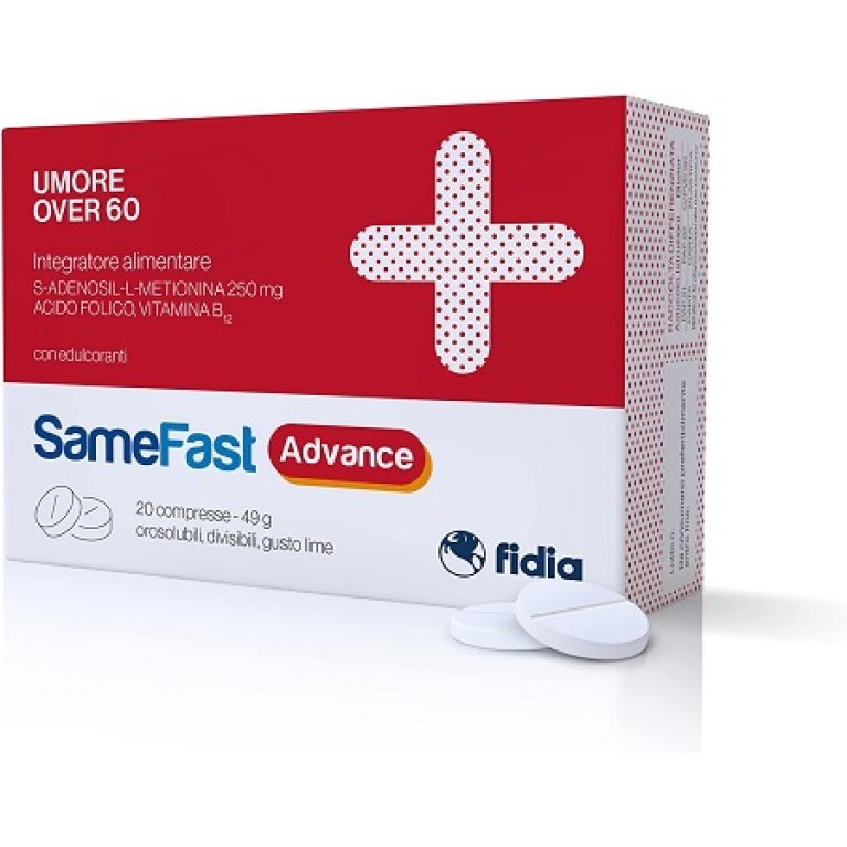 Samefast Advance Umore Over 60 - 20 compresse orosolubili gusto lime