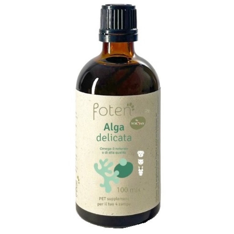 Foten Alga Delicata 100ml - Omega 3 vegani per cani, gatti e cavalli