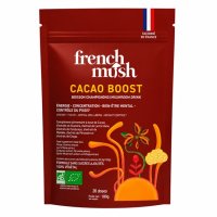 French Mush Cacao Boost BIO - 20 dosi - Sostituto Caffè Funzionale 100 g