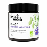 French Mush Chaga BIO - Polvere 30 g di Inonotus Obliquus Biologico