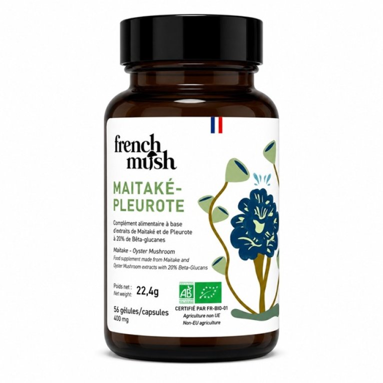 French Mush Maitake+Pletorius BIO - 56 capsule per controllo peso e glicemia