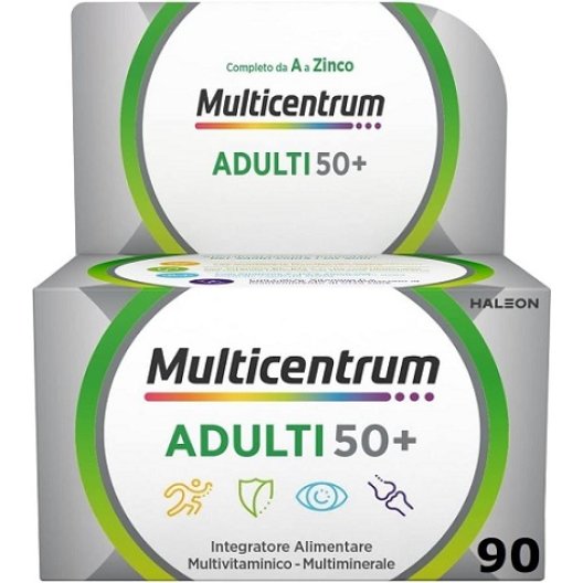 Multicentrum adulti 50+ multivitaminico specifico over 50 - 90 compresse