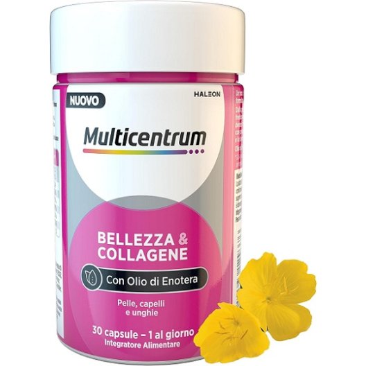 Multicentrum Bellezza e Collagene per capelli, pelle e unghie 30 capsule