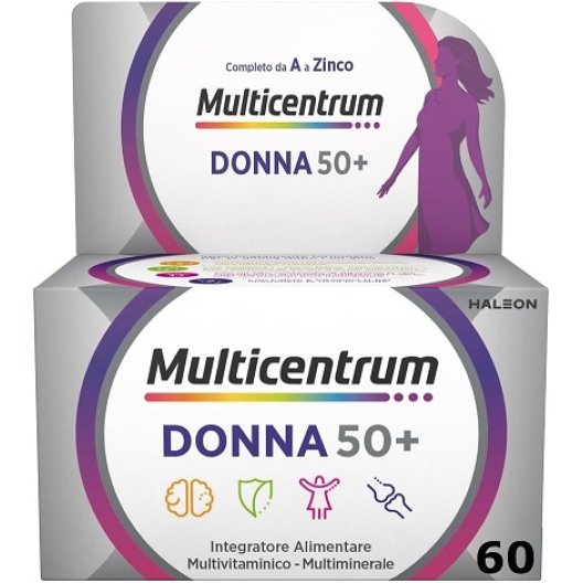 Multicentrum Donna 50+ multivitaminico specifico per donne over 50 - 60 compresse