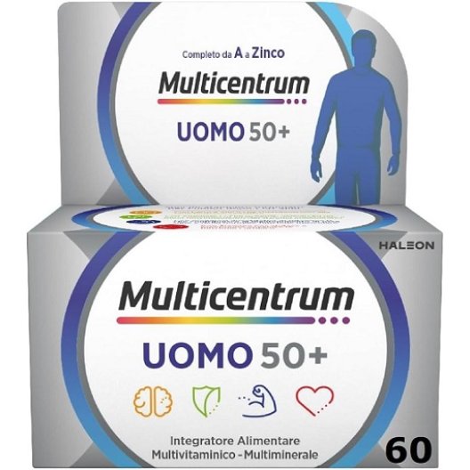 Multicentrum uomo 50+ multivitaminico specifico per uomini over 50 - 60 compresse