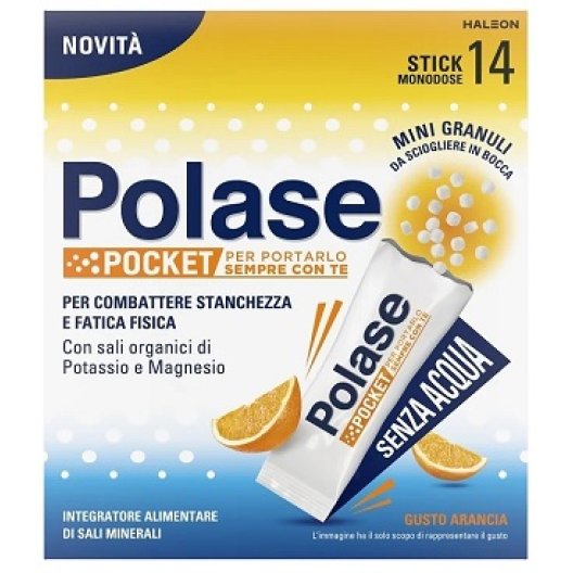 Polase Pocket - per combattere stanchezza e fatica fisica - 14 stick orosolubili