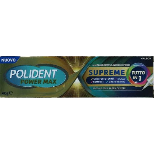 Polident Power Max Supreme tutto in 1 - 40 grammi