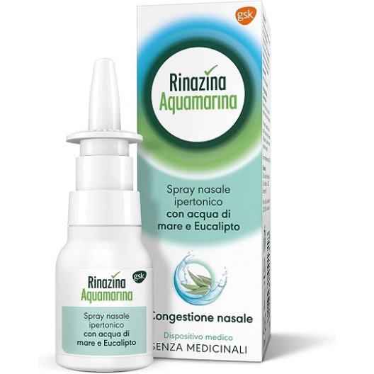 Rinazina Acquamarina spray nasale Ipertonico con Eucalipto - 20 ml