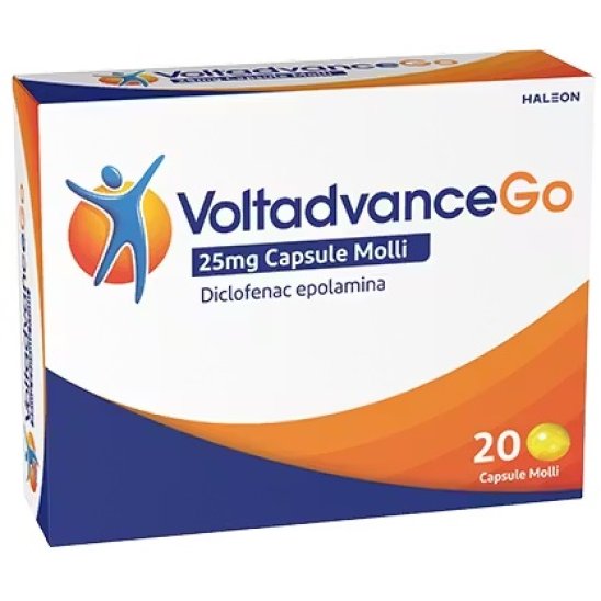 VoltadvanceGo - 20 Capsule Molli - 25mg