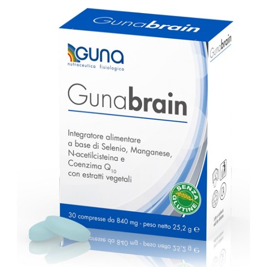 Gunabrain integratore per la stanchezza fisica e mentale 30 compresse