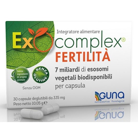 Exocomplex Fertilità integratore di antiossidanti in esosomi adatto ai vegani 30 capsule