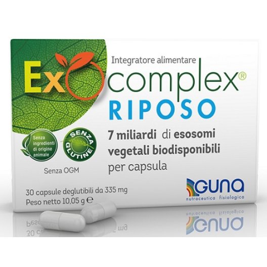 Exocomplex Riposo integratore alimentare in esosomi adatto ai vegani 30 capsule