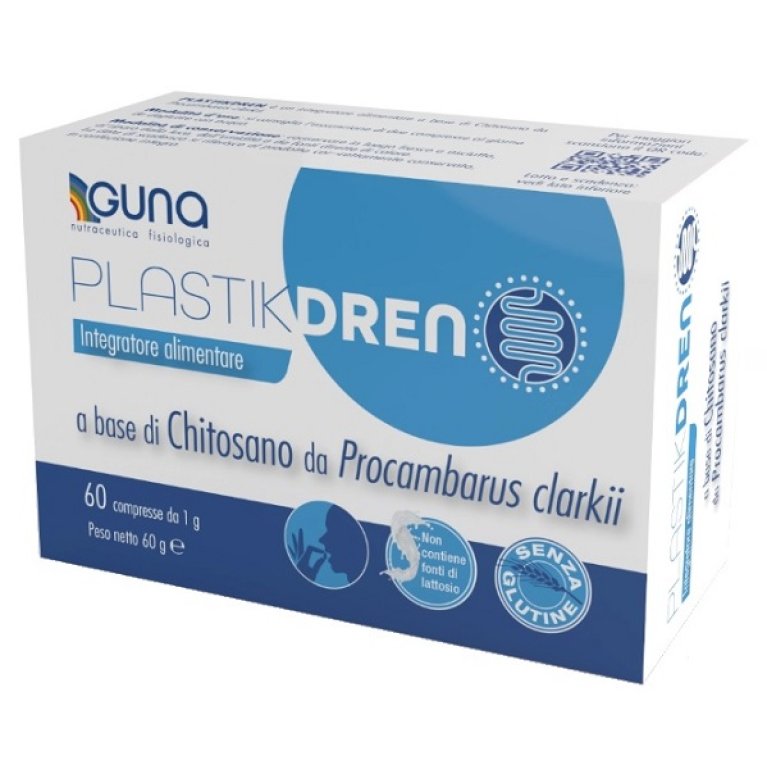 Plastikdren - integratore con chitosano ed acido tartarico - 60 compresse