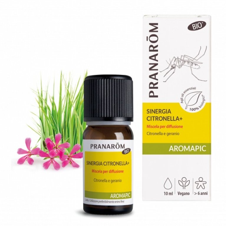 Pranarom Sinergia Citronella miscela per diffusione olio essenziale bio 10 ml