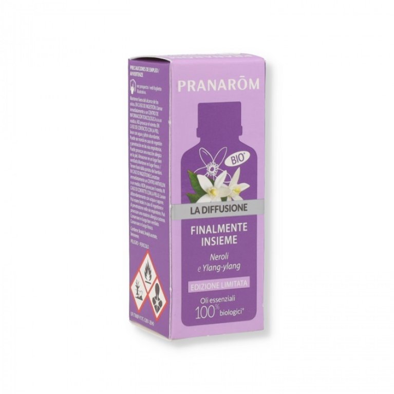 Pranarom la Diffusione Finalmente Insieme - olio essenziale di Neroli e Ylang-Ylang Bio per diffusore d'ambiente - 10 ml