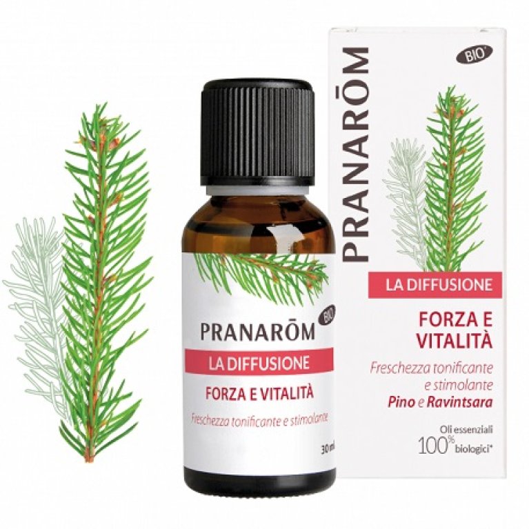 Pranarom la Diffusione Forza e Vitalità olio essenziale per diffusiore d'ambiente - 30 ml