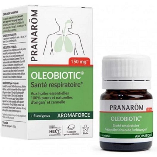 Pranarom Oleobiotic - Benessere respiratorio - 15 capsule