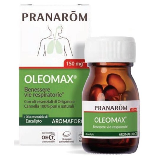 Pranarom Oleomax - Benesserere Respiratorio - 15 capsule molli