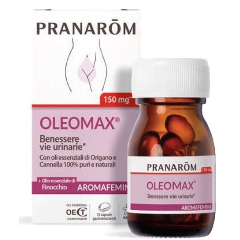 Pranarom Oleomax - Benessere vie Urinarie - 15 capsule molli
