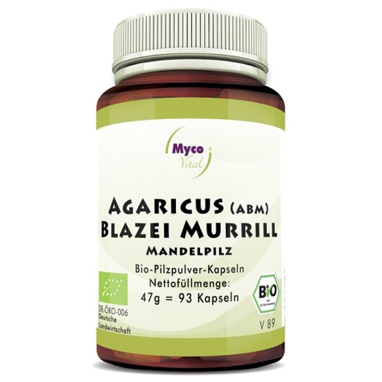 ABM Agaricus Blazei Murril Freeland - 93 capsule - Myco Vital