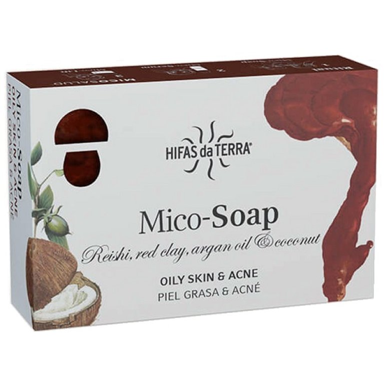 Mico Soap - sapone al Reishi per pelle grassa e acne - tavoletta da 150 g