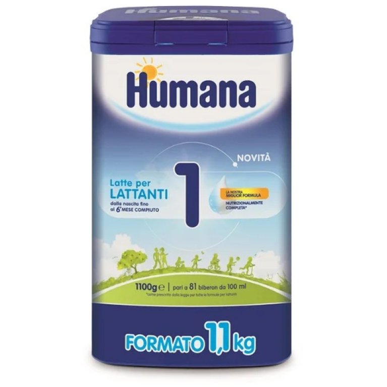 Humana 1 5HMO MP -  1100g - Latte in polvere 0-6 mesi - Nuova Formula