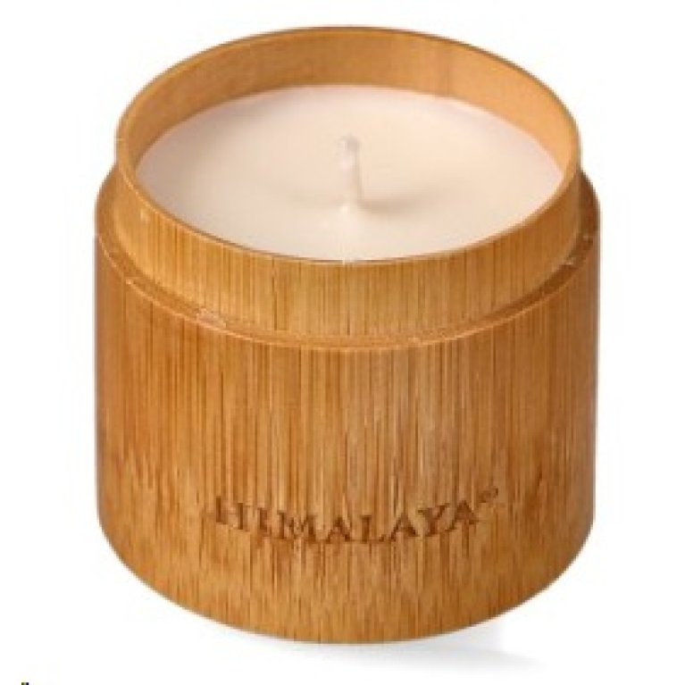 Himalaya Candela in box di bamboo - Seta