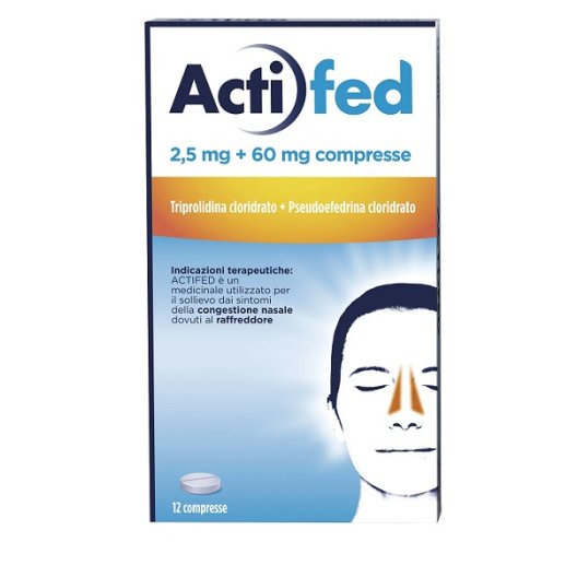 Actifed 12 compresse contro la congestione nasale