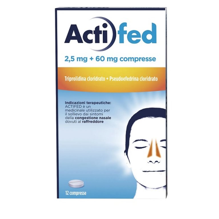Actifed 12 compresse contro la congestione nasale