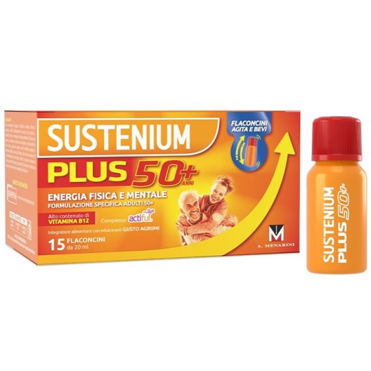 Sustenium Plus 50+ 15 Flaconcini Energizzanti