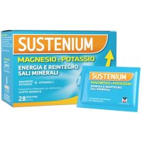 Sustenium Magnesio e Potassio - 28 buste di sali minerali Sustenium Magnesio e Potassio - 28 buste di sali minerali