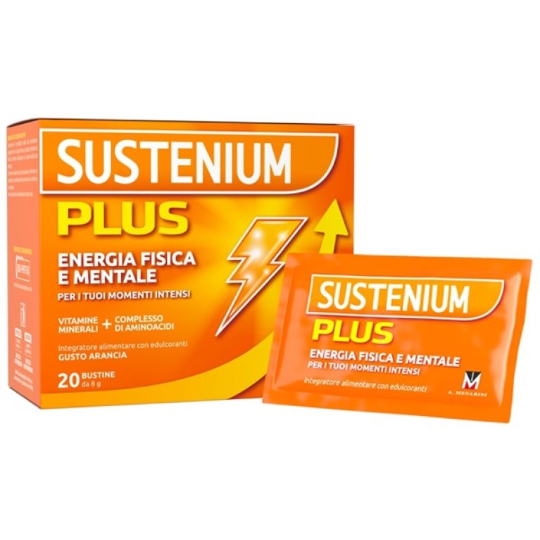 Sustenium Plus 20 Bustine - Gusto Arancia con Creatina