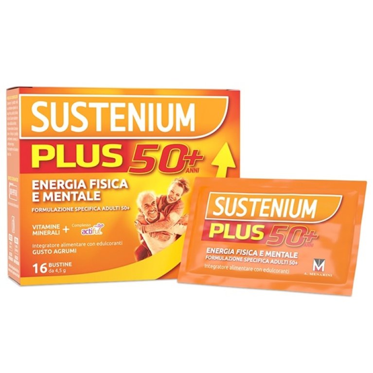 Sustenium Plus 50+ Sali Minerali - 16 bustine per le persone sopra 50 anni Sustenium Plus 50+ Sali Minerali - 16 bustine per le persone sopra 50 anni