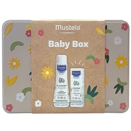 Mustela Cofanetto Baby Box - Fluido detergente + crema viso