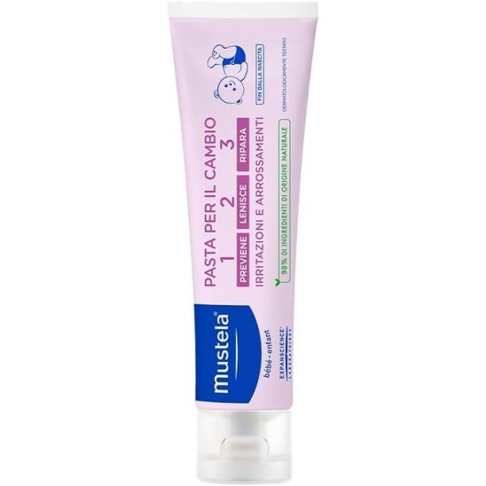 Mustela Pasta Cambio 100 ml - Previene Lenisce Ripara Eritema Pannolino